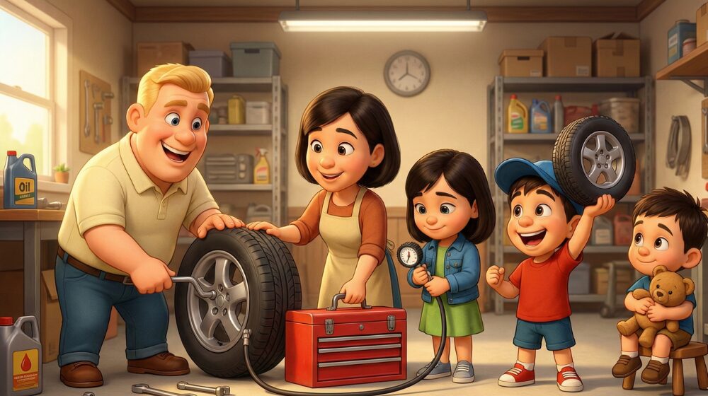 富谷市のタイヤ交換